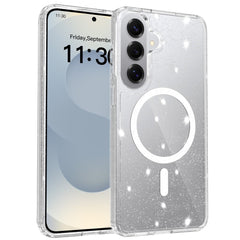 Samsung Galaxy S26+ (Plus) EIDERWOOD Magnetisk Plast Glitter Cover - MagSafe Kompatibel - Gennemsigtig