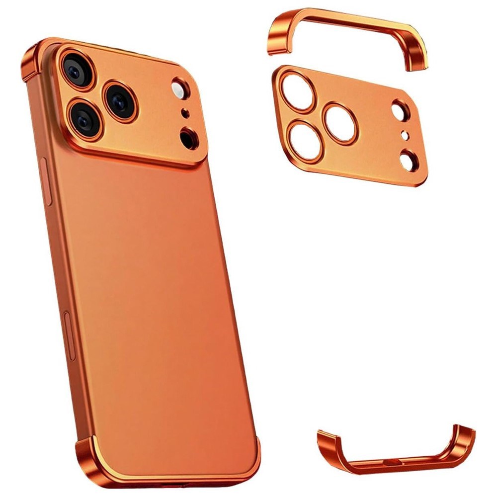 iPhone 17 Pro Max Todelt Bumper Cover m. Kamerabeskytter - Orange