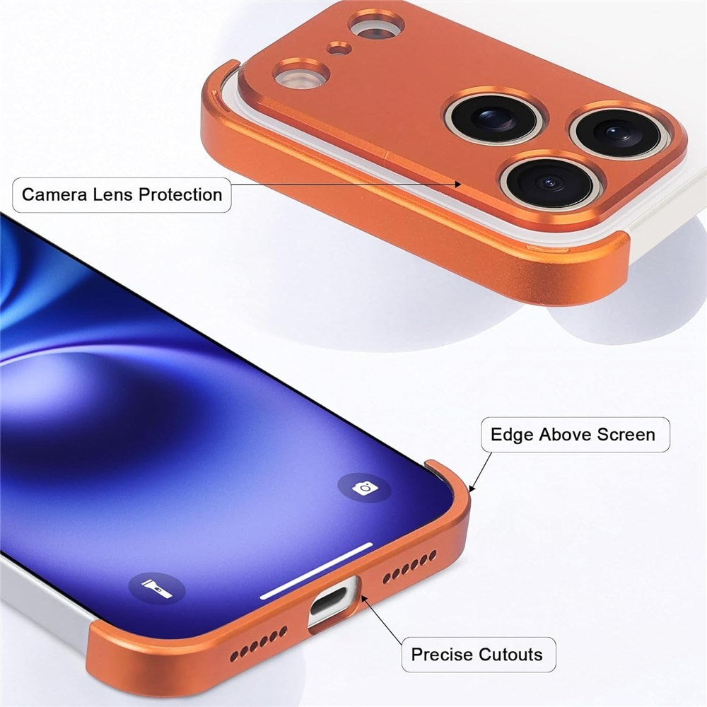 iPhone 17 Pro Max Todelt Bumper Cover m. Kamerabeskytter - Orange