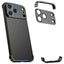 iPhone 17 Pro Max Todelt Bumper Cover m. Kamerabeskytter - Sort