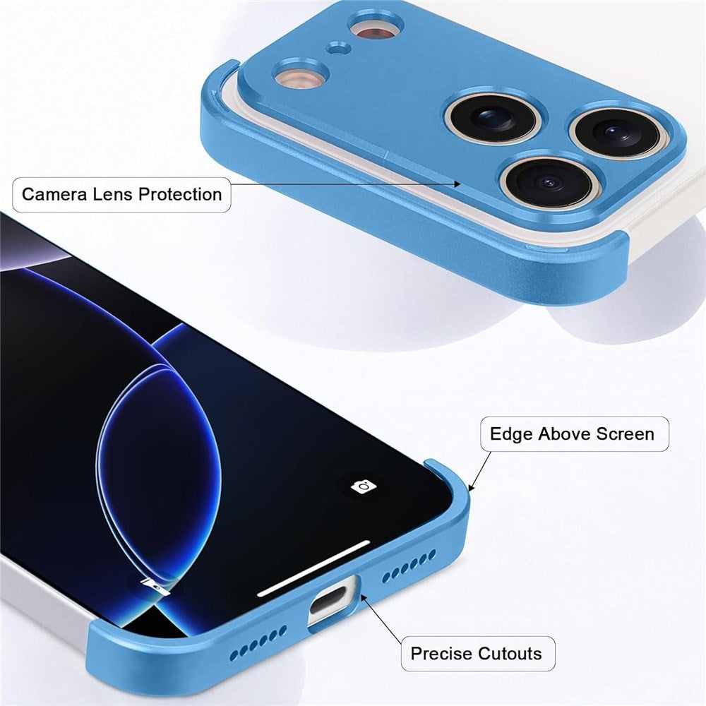 iPhone 17 Pro Max Todelt Bumper Cover m. Kamerabeskytter - Blå