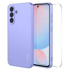 Samsung Galaxy A57 ENKAY Silikone Cover inkl. Skærmbeskyttelse - Lilla