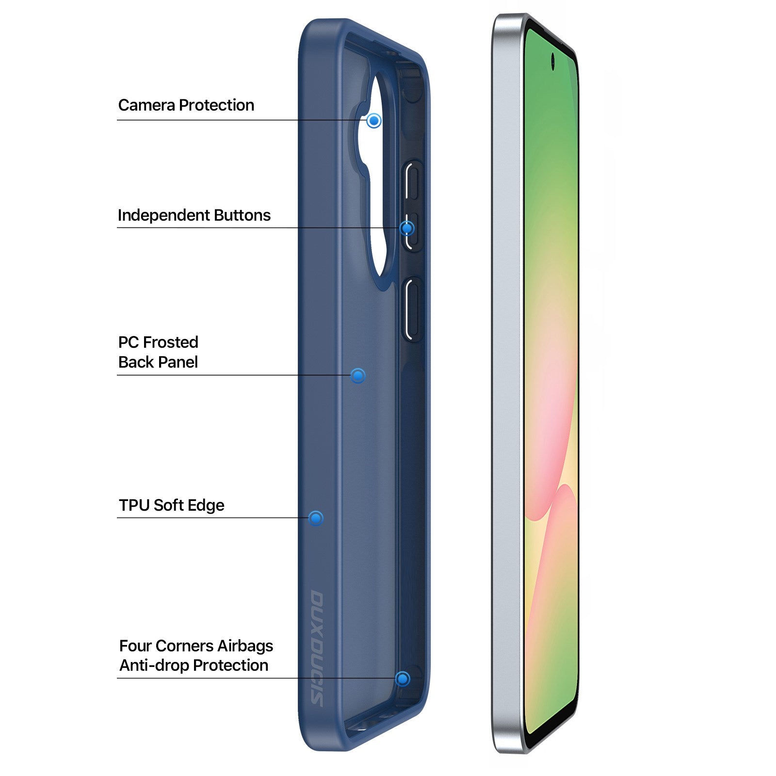Samsung Galaxy A57 DUX DUCIS Hybrid Cover - Blå