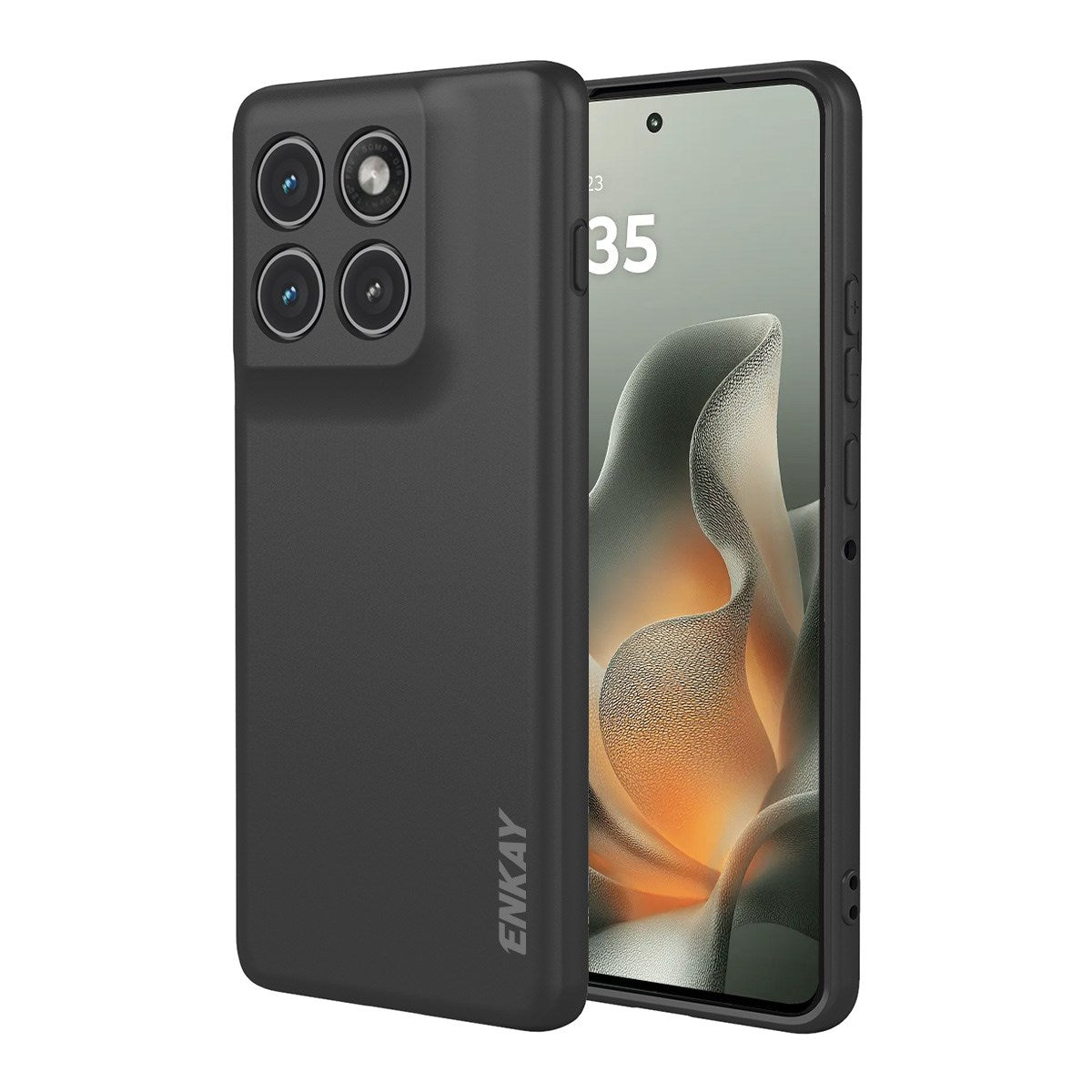 Motorola Edge 70 ENKAY Silikone Cover - Sort