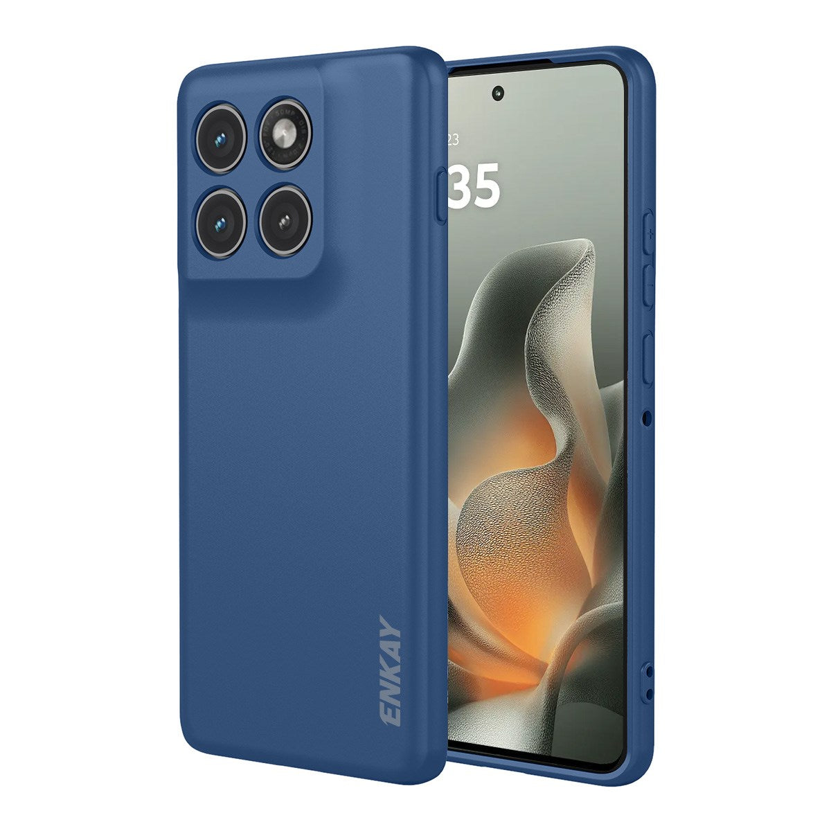 Motorola Edge 70 ENKAY Silikone Cover - Mørkeblå