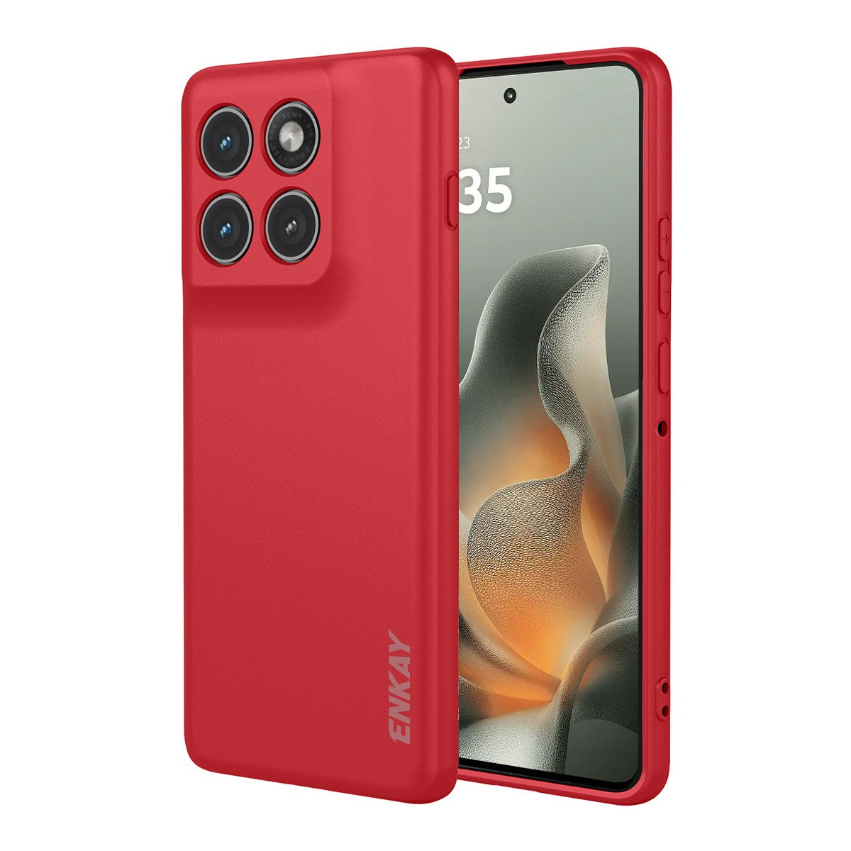 Motorola Edge 70 ENKAY Silikone Cover - Rød