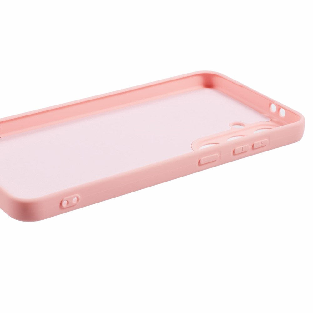Samsung Galaxy A37 EIDERWOOD Foret Fleksibelt Plast Cover - Lyserød