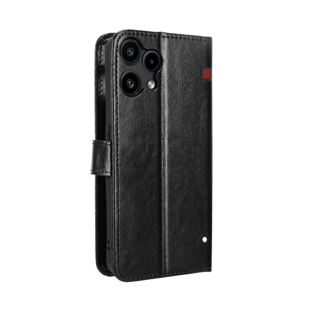 EIDERWOOD Nothing Phone (3a) Lite Kunstlæder Flip Cover m. Strop - Sort