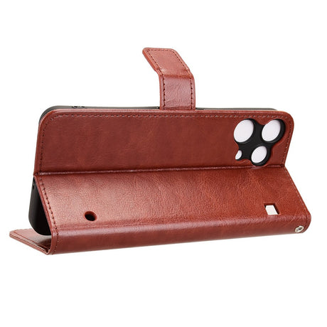 EIDERWOOD Nothing Phone (3a) Lite Kunstlæder Flip Cover m. Strop - Brun