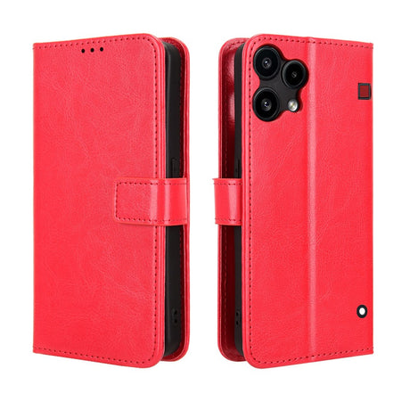 EIDERWOOD Nothing Phone (3a) Lite Kunstlæder Flip Cover m. Strop - Rød