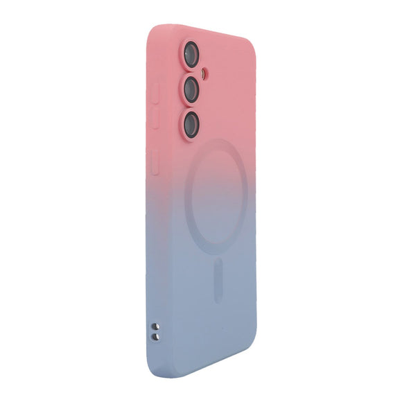 Samsung Galaxy A57 ENKAY Gradient Silikone Cover - Lyserød / Blå