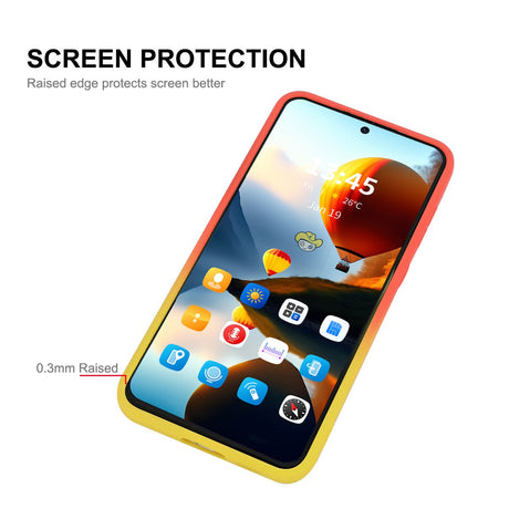 Samsung Galaxy A57 ENKAY Gradient Silikone Cover - Lyserød / Blå