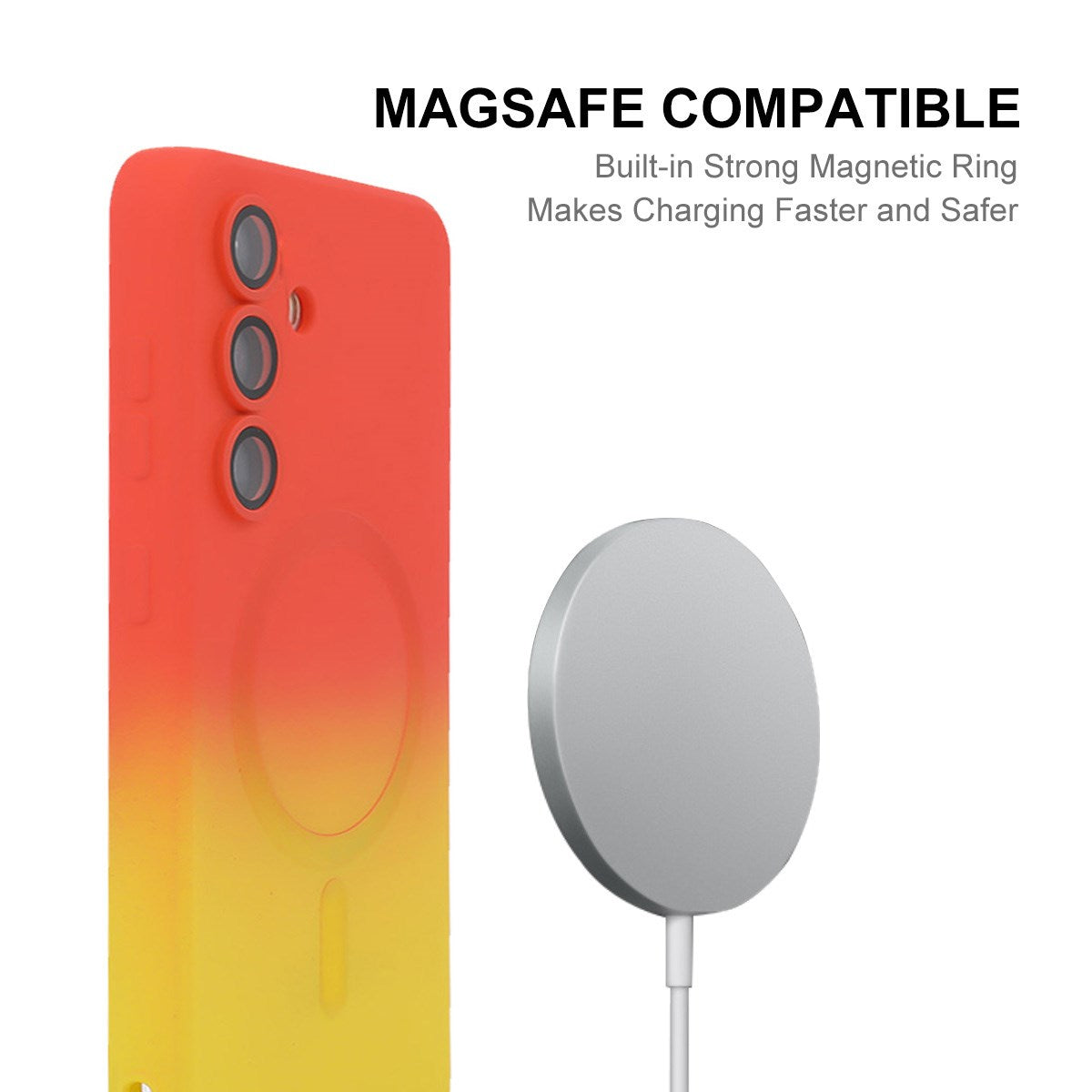 Samsung Galaxy A57 ENKAY Gradient Silikone Cover - Blå / Grøn