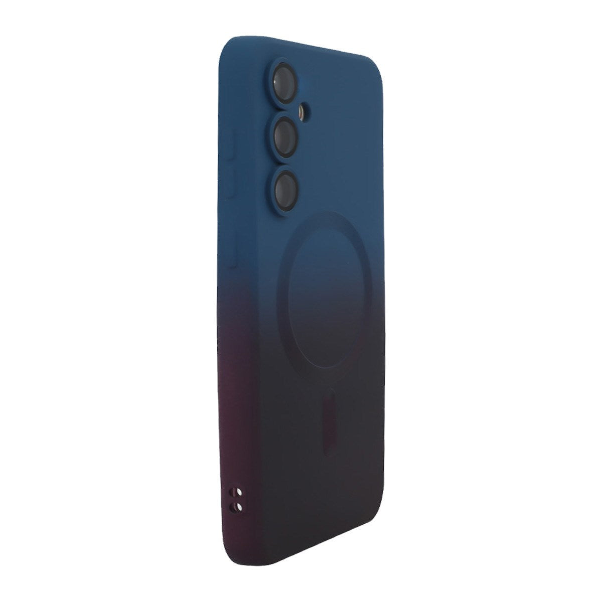 Samsung Galaxy A57 ENKAY Gradient Silikone Cover - Blå / Sort