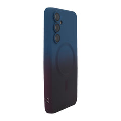 Samsung Galaxy A57 ENKAY Gradient Silikone Cover - Blå / Sort