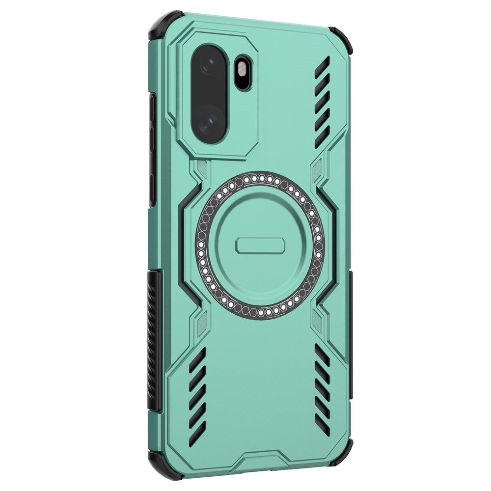 EIDERWOOD OnePlus 15R Håndværker Cover m. Varmeafledning - MagSafe Kompatibel - Grøn
