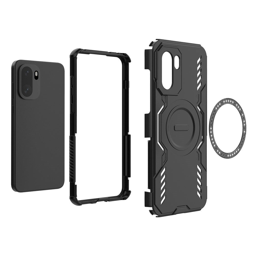 EIDERWOOD OnePlus 15R Håndværker Cover m. Varmeafledning - MagSafe Kompatibel - Rød