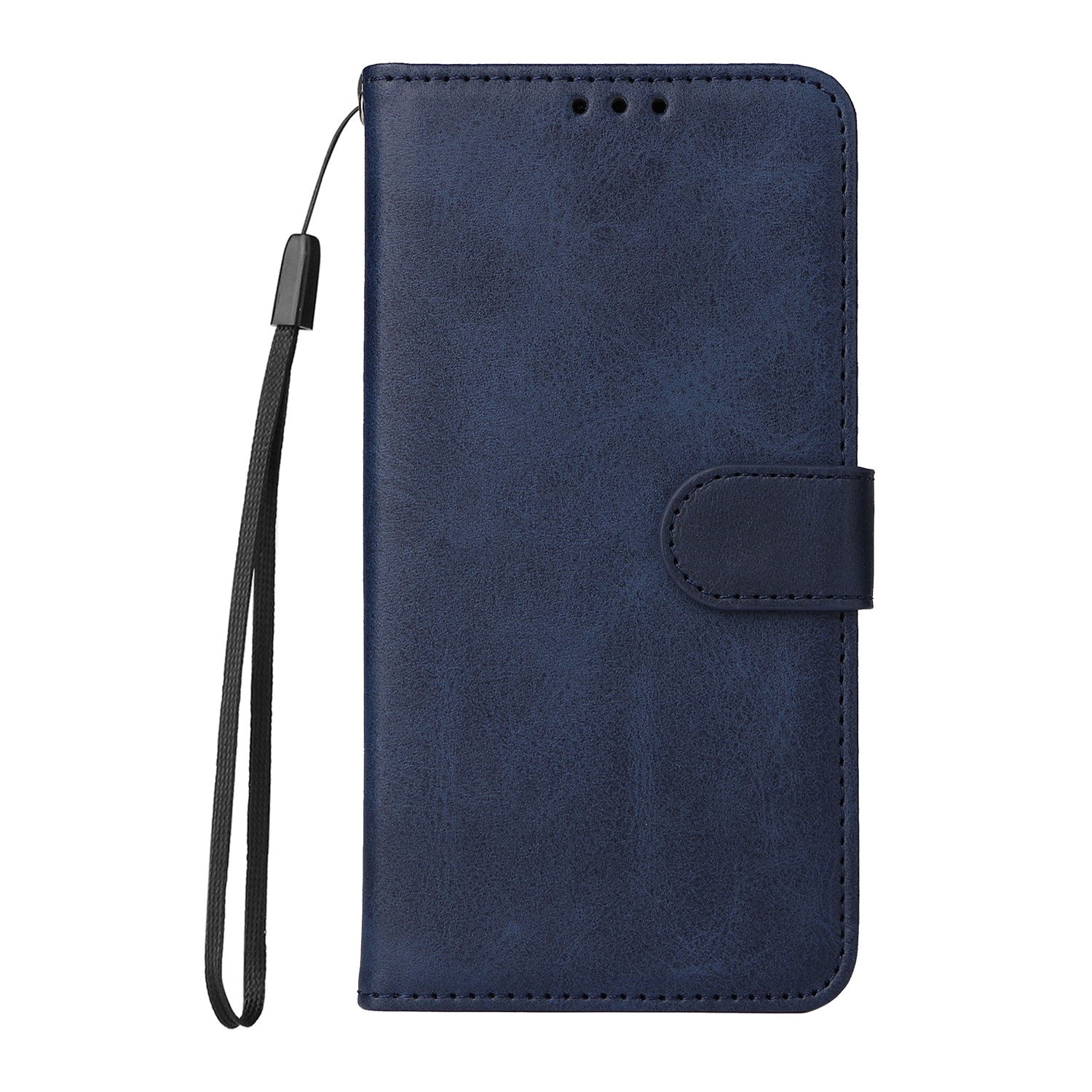 OPPO A6x EIDERWOOD Kunstlæder Flip Cover m. Kortholder & Ståfunktion - Blå
