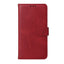 OPPO A6x EIDERWOOD Kunstlæder Flip Cover m. Kortholder & Ståfunktion - Rød