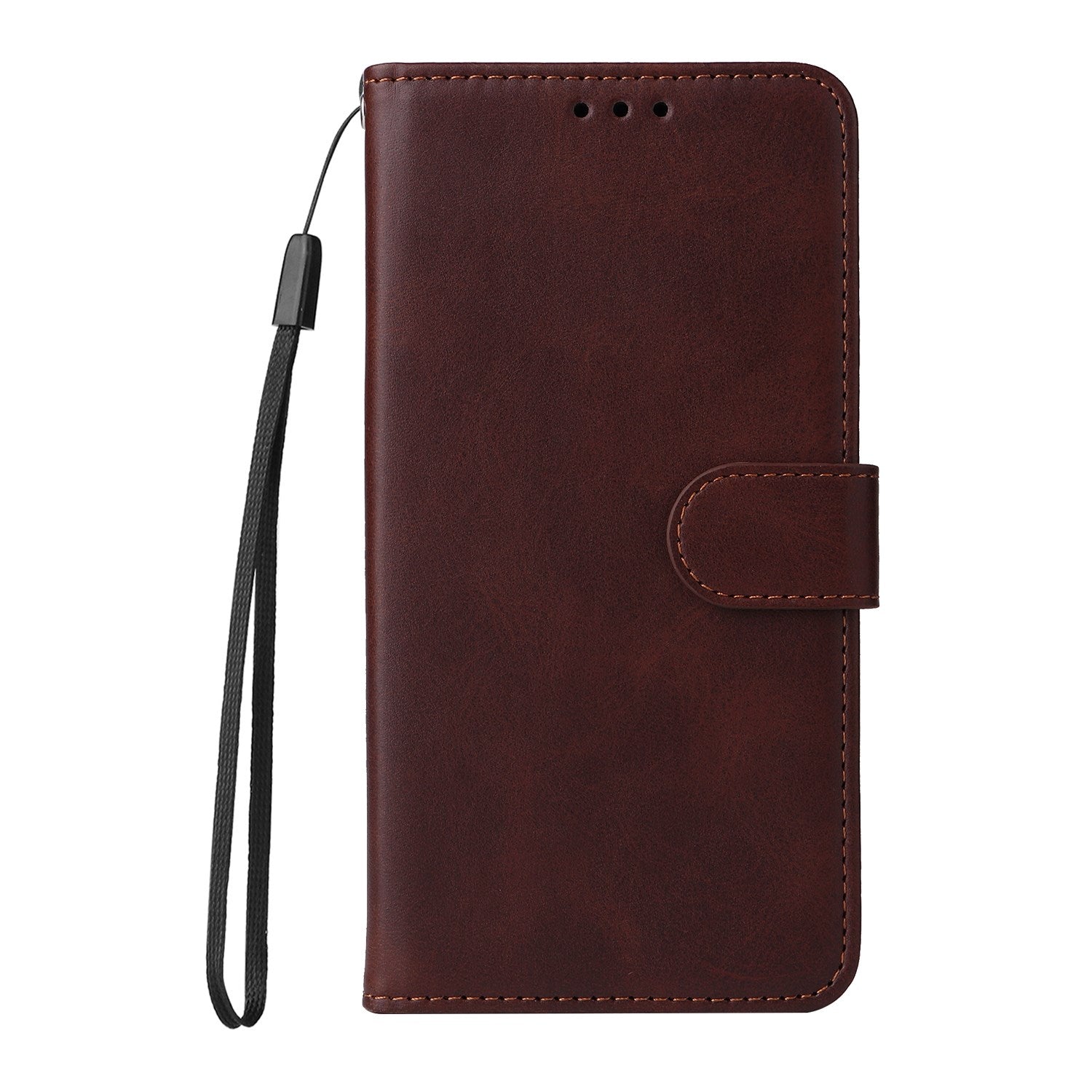 OPPO A6x EIDERWOOD Kunstlæder Flip Cover m. Kortholder & Ståfunktion - Brun