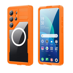 Samsung Galaxy S26 Ultra Redpebber Vandtæt Hybrid Plast Cover - MagSafe Kompatibel - Orange