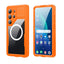 Samsung Galaxy S26 Ultra Redpebber Vandtæt Hybrid Plast Cover - MagSafe Kompatibel - Orange