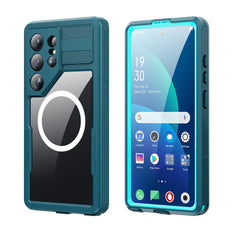Samsung Galaxy S26 Ultra Redpebber Vandtæt Hybrid Plast Cover - MagSafe Kompatibel - Blå