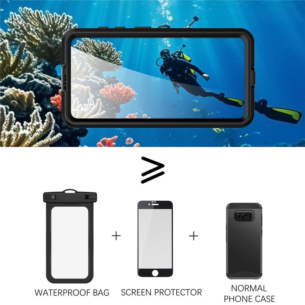 Samsung Galaxy S26 Redpebber Vandtæt Hybrid Plast Cover - MagSafe Kompatibel - Sort