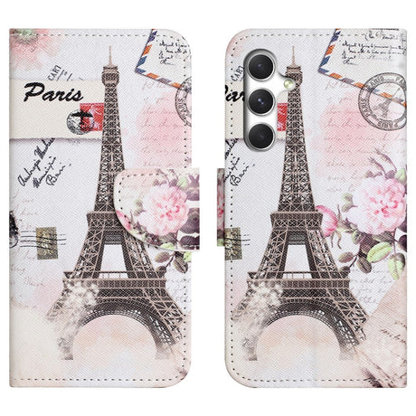 Samsung Galaxy S26 EIDERWOOD Kunstlæder Flip Cover m. Mønster - Paris