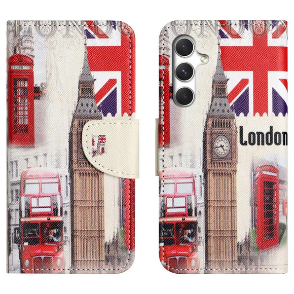 Samsung Galaxy S26 EIDERWOOD Kunstlæder Flip Cover m. Mønster - London