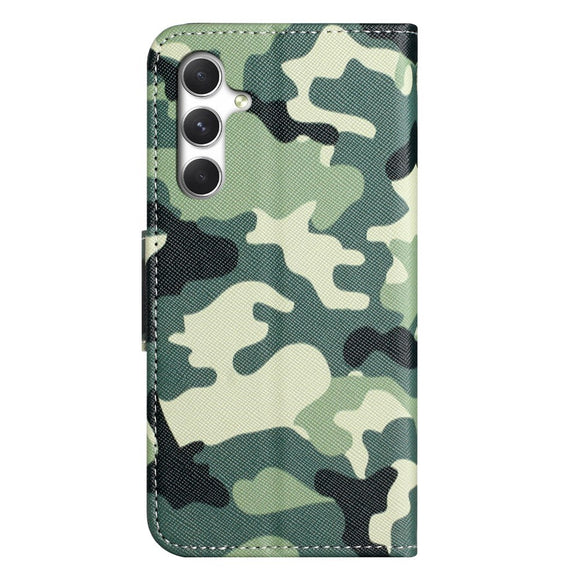 Samsung Galaxy S26+ (Plus) EIDERWOOD Kunstlæder Flip Cover m. Mønster - Camouflage