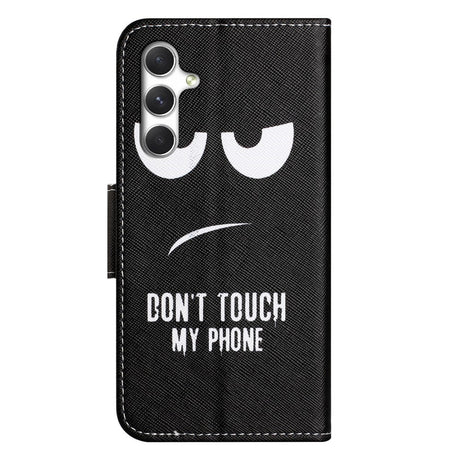 Samsung Galaxy S26+ (Plus) EIDERWOOD Kunstlæder Flip Cover m. Mønster - Don't Touch My Phone