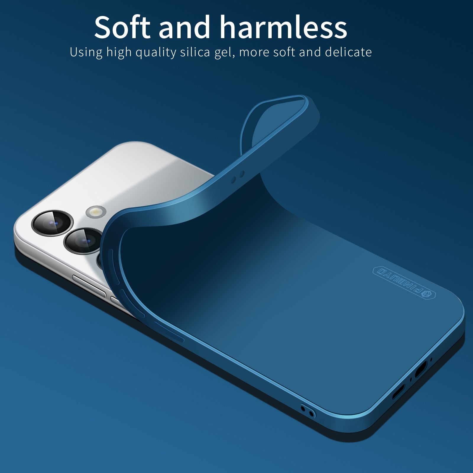 Samsung Galaxy A37 Pinwuyo Silikone Cover - Sort