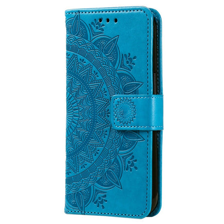 OnePlus 15R EIDERWOOD Kunstlæder Flip Cover m. Mønster - Blå