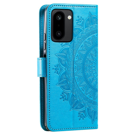 OnePlus 15R EIDERWOOD Kunstlæder Flip Cover m. Mønster - Blå