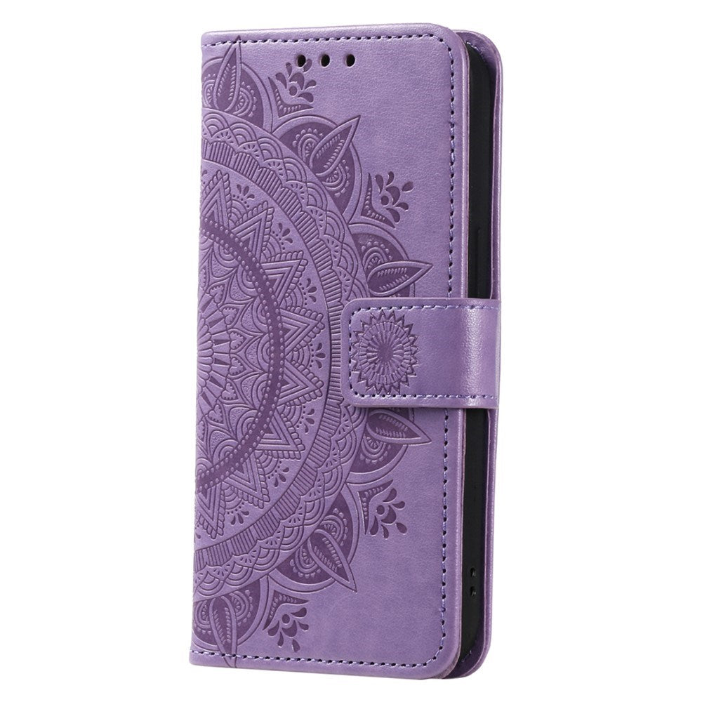OnePlus 15R EIDERWOOD Kunstlæder Flip Cover m. Mønster - Lilla