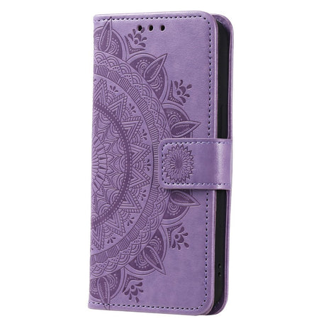 OnePlus 15R EIDERWOOD Kunstlæder Flip Cover m. Mønster - Lilla
