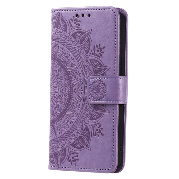 OnePlus 15R EIDERWOOD Kunstlæder Flip Cover m. Mønster - Lilla