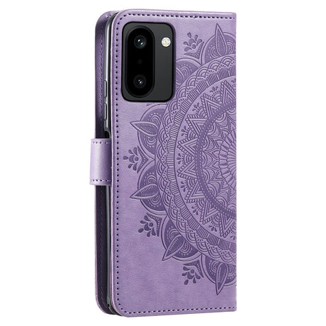 OnePlus 15R EIDERWOOD Kunstlæder Flip Cover m. Mønster - Lilla