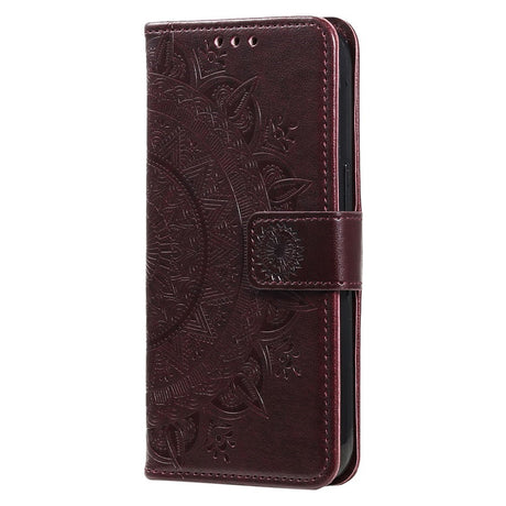 OnePlus 15R EIDERWOOD Kunstlæder Flip Cover m. Mønster - Brun