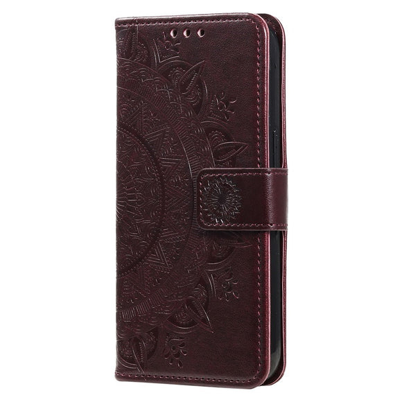 OnePlus 15R EIDERWOOD Kunstlæder Flip Cover m. Mønster - Brun