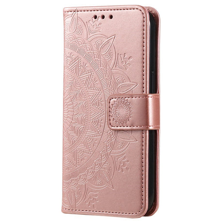 OnePlus 15R EIDERWOOD Kunstlæder Flip Cover m. Mønster - Lyserød