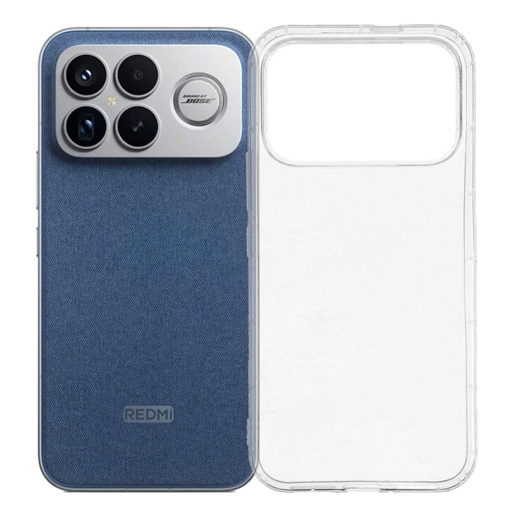 Xiaomi Poco F8 Ultra EIDERWOOD Stødabsorberende Fleksibelt Plast Cover - Gennemsigtig