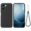 OPPO A6x EIDERWOOD Silikone Cover m. Strop - Sort