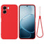 OPPO A6x EIDERWOOD Silikone Cover m. Strop - Rød