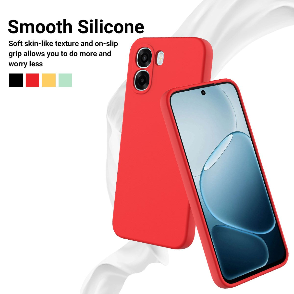 OPPO A6x EIDERWOOD Silikone Cover m. Strop - Rød