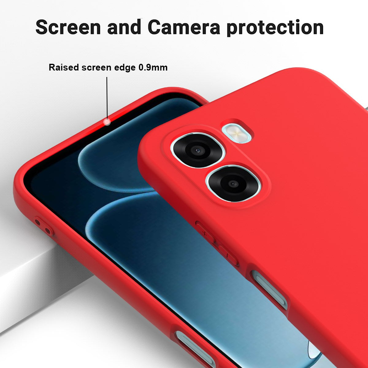 OPPO A6x EIDERWOOD Silikone Cover m. Strop - Rød