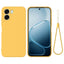 OPPO A6x EIDERWOOD Silikone Cover m. Strop - Gul
