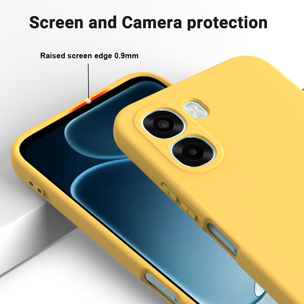 OPPO A6x EIDERWOOD Silikone Cover m. Strop - Gul