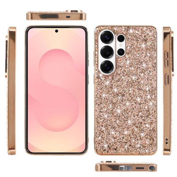 Samsung Galaxy S26 Ultra EIDERWOOD Hybrid Glitter Cover - Rose Gold